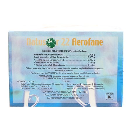Flatusor Natusor 22 Infusão 20 Sacos
