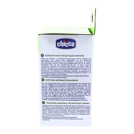 Dispositivo repelente de mosquitos portátil Chicco