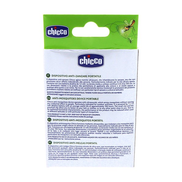 Dispositivo repelente de mosquitos portátil Chicco