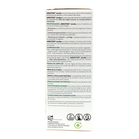 Arkotos Jarabe Tos Seca Y Productiva 140 ml
