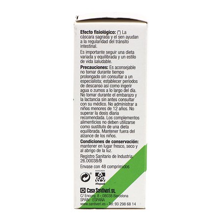 Sanatório Laxante 48 Comprimidos Santiveri