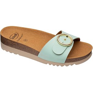 Sandália Scholl Malibu Mule Turquesa Tamanho 38