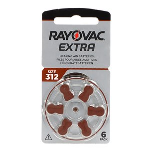Pilas Audifono Rayovac 312 Marron 6u