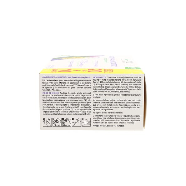 Arkofluid Milk Thistle Detox 20 Ampolas