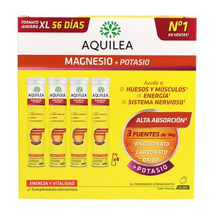 Aquilea Magnesium + Potassium 56 Effervescent Comps Promo