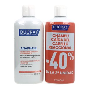 Ducray Anaphase Champu Anticaida Y Crecimiento 400 ml + 400ml Promo