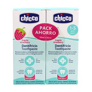 Chicco Pasta Dental Fresa 2x50 ml Promo
