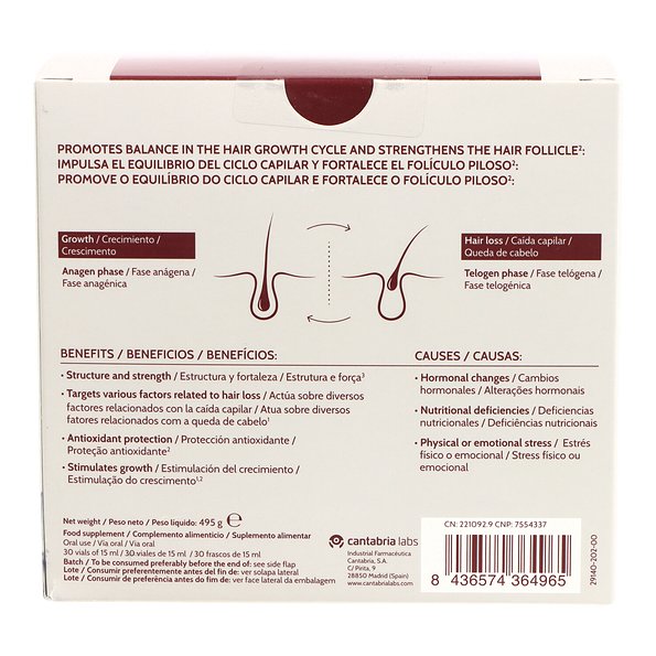 Iraltone Hair Efflu Booster 30 ampolas 15 ml