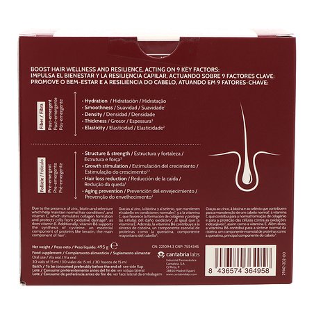 Iraltone Hair Resilience Booster 30 frascos de 15 ml