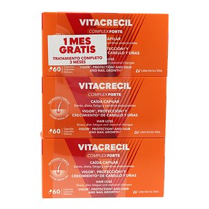 Vitacrecil Complex Forte 180 Cápsulas Promocionais