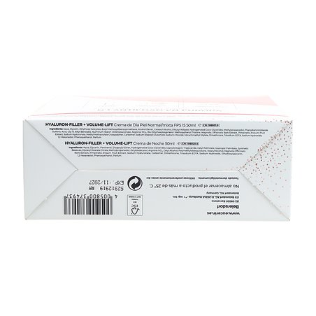 Eucerin Hyaluronfiller Volumelift Normale Mischhaut Tag LSF 15 + Hyaluronfiller Volumen Nachtcreme