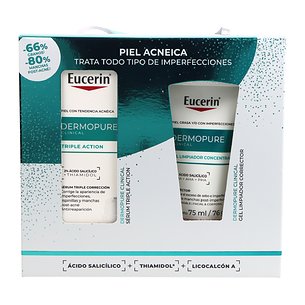 Eucerin Dermopure Oil Control Serum 40 ml + Gel Limpiador Concentrado 75 ml Promo