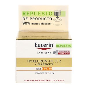 Eucerin Hyaluron Filler+ Elasticity Dia Fps 30 1 Envase 50 ml Recarga