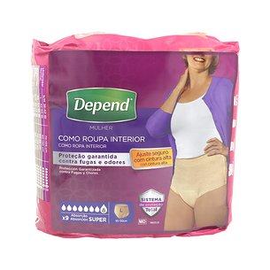 Depend Pants Super L Mujer Pac