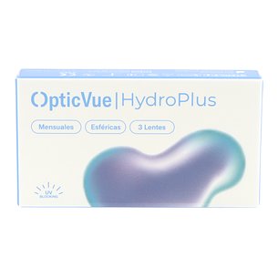 Opticvue Hydroplus Lentillas Mensuales Pack 3 Unidades Ojo Seco -5,75 Dioptrias