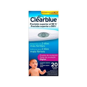 Teste de ovulação digital Clearblue 20 unidades