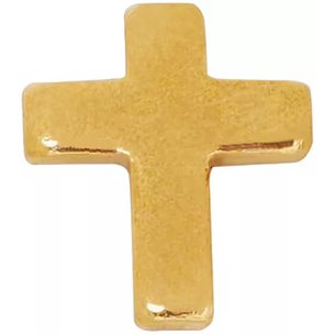 Inverness Pendiente 24k 38c Cruz Dorada 
