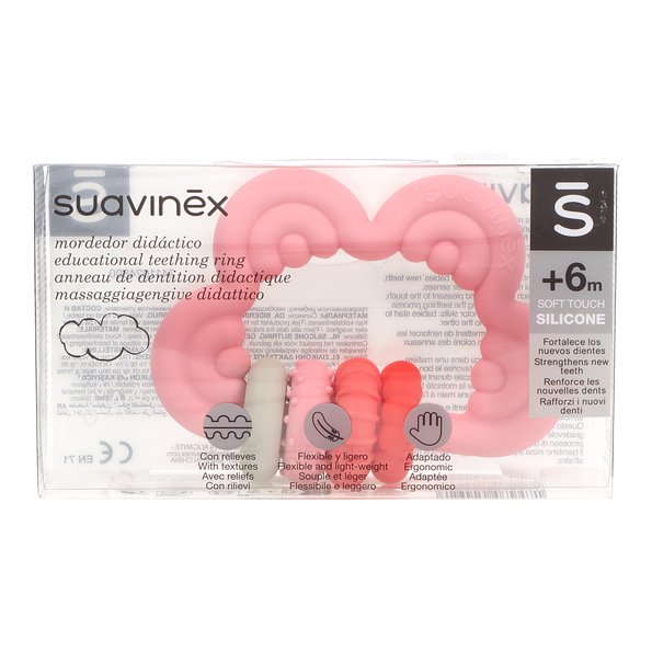 Mordedor Educacional de Silicone Suavinex +6 Meses 1 Unidade Etapa 3