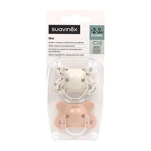 Chupete Silicona Fisiologico Suavinex Fusion 0 - 2 Meses 2 Unidades