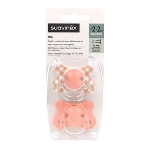Chupete Silicona Fisiologico Suavinex Fusion 0 - 2 Meses 2 Unidades 2