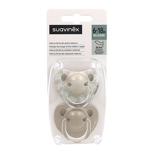 Suavinex Chupete Silicona Anatomico Clasico 6-18m 2