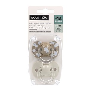 Suavinex Chupete Fisiologico Silicona Sx Pro +18m X2