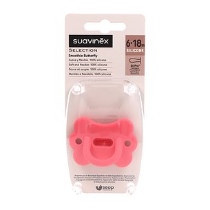Suavinex Chupete Silicona Fisiologico Sx Pro Selection Smoothie Butterfly 6-18 Meses 2