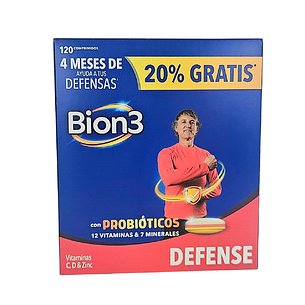 Promoção de 120 comprimidos de Bion3 Defense 