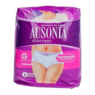Calças Ausonia Discreet Plus Tg 8 Unidades