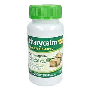 Pharycalm Gummies Balsamicas 30 Unidades Sabor Menta Eucalipto