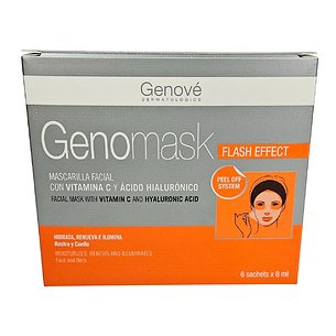 Genomask Mascarilla Facial Con Vitamina C 6x8 ml