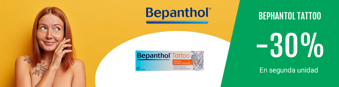 Bepanthol Tatto -30% en 2a ud. *sobre producto de menor valor
