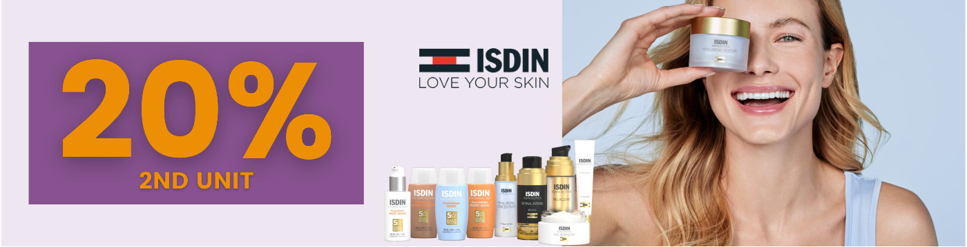 Isdin selection -20% on 2nd unit *on cheapest product